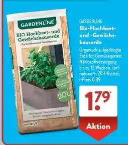 Aldi Süd GARDENLINE BIO Hochbeet- und Gewächshauserde Angebot