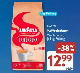 Aldi Süd Lavazza Kaffeebohnen Angebot