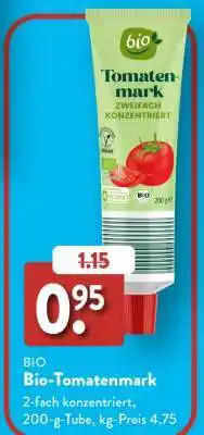 Aldi Süd Bio- Tomatenmark Angebot