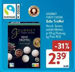 Aldi Süd GOURMET FINEST CUISINE Edle Trüffel Angebot