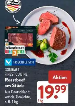 Aldi Süd Roastbeef am Stück Angebot