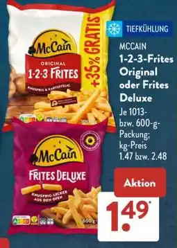 Aldi Süd McCain 1.2.3 Frites Original oder Frites Deluxe Angebot