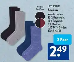Aldi Süd UP2FASHION Socken Angebot