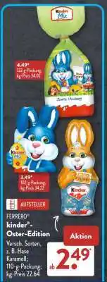 Aldi Süd FERRERO kinder Oster-Edition Angebot