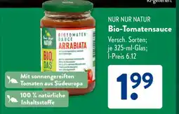 Aldi Süd NUR NUR NATUR Bio-Tomatensauce Angebot