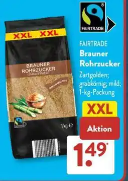 Aldi Süd FAIRTRADE Brauner Rohrzucker Angebot