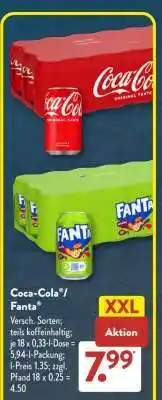 Aldi Süd Coca-Cola /Fanta Angebot