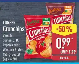 Aldi Nord Crunchips Angebot