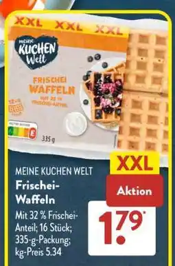 Aldi Süd MEINE KUCHEN WELT Frischei-Waffeln Angebot