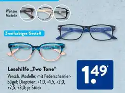 Aldi Süd Lesebrille 'Two Tone' Angebot