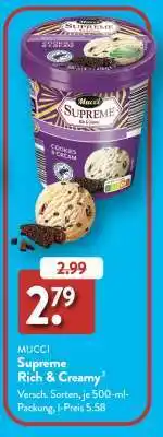 Aldi Süd MUCCI Supreme Rich & Creamy Angebot