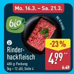 Aldi Nord Rinderhackfleisch Angebot