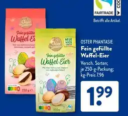 Aldi Süd OSTER PHANTASIE Fein gefüllte Waffel-Eier Angebot