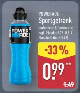 Aldi Nord Powerade Sportgetränk Angebot