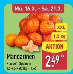 Aldi Nord Mandarinen Angebot