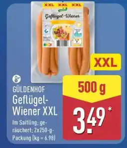 Aldi Nord GÜLDENHOF Geflügel-Wiener XXL Angebot