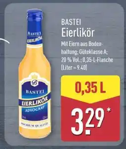 Aldi Nord BASTEI Eierlikör Angebot