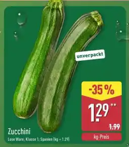 Aldi Nord Zucchini Angebot