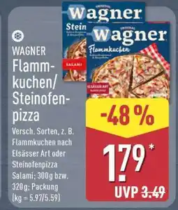 Aldi Nord WAGNER Flammkuchen/Steinofenpizza Angebot
