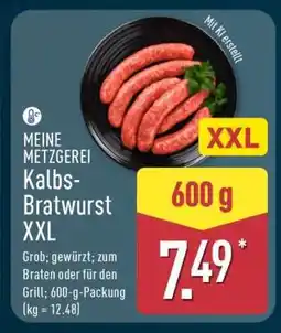 Aldi Nord MEINE METZGEREI Kalbs-Bratwurst XXL Angebot
