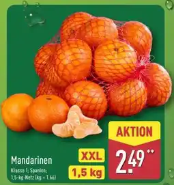 Aldi Nord Mandarinen Angebot