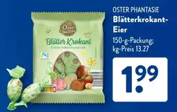 Aldi Süd OSTER-PHANTASIE Blätterkrokant-Eier Angebot