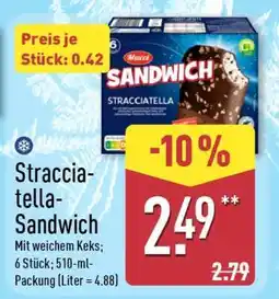 Aldi Nord Stracciatella-Sandwich Angebot