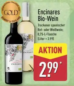 Aldi Nord Encinares Bio-Wein Angebot