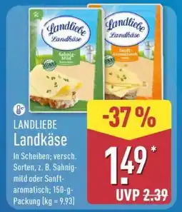 Aldi Nord Landliebe Landkäse Angebot
