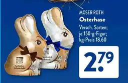 Aldi Süd MOSER ROTH Osterhase Angebot
