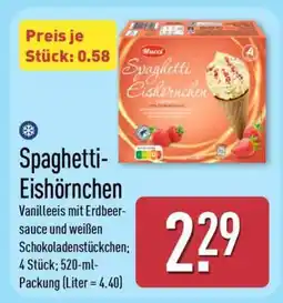 Aldi Nord Spaghetti-Eishörnchen Angebot