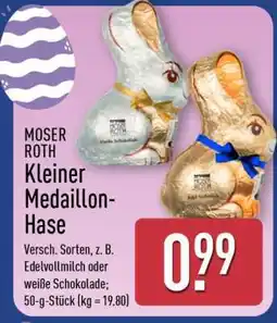 Aldi Nord MOSER ROTH Kleiner Medaillon-Hase Angebot