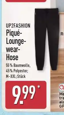 Aldi Nord UP2FASHION Piqué-Loungewear-Hose Angebot