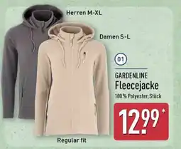Aldi Nord GARDENLINE Fleecejacke Angebot