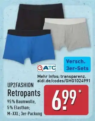 Aldi Nord UP2FASHION Retropants Angebot