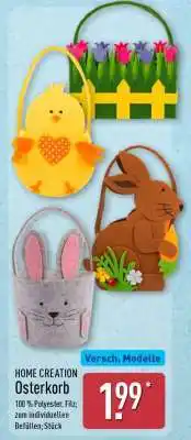Aldi Nord HOME CREATION Osterkorb Angebot