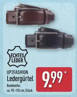 Aldi Nord UP2FASHION Ledergürtel Angebot