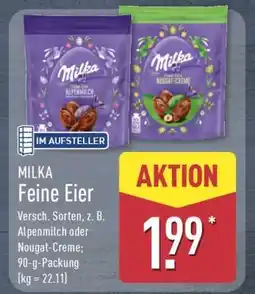 Aldi Nord Milka Feine Eier Angebot