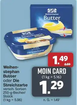 Famila Nord West Weihenstephan Butter oder Die Streichzarte Angebot