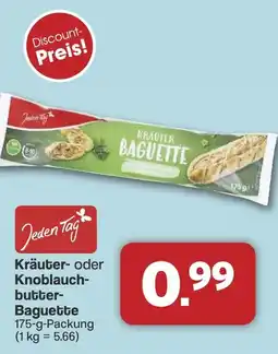 Famila Nord West Jeden Tag Kräuter- oder Knoblauchbutter- Baguette Angebot