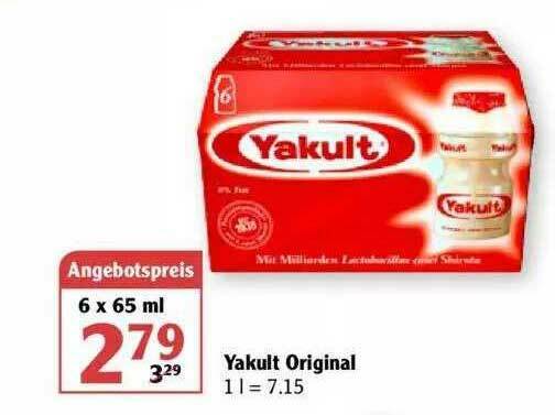 Yakult Original Angebot bei Globus