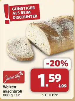 Famila Nord West Jeden Tag Weizenmischbrot Angebot