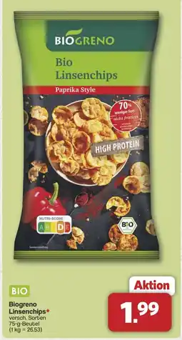 Famila Nord West Biogreno Linsenchips Angebot
