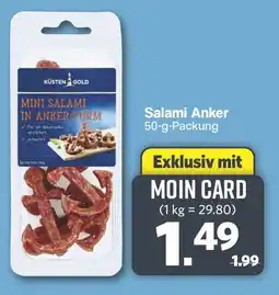 Famila Nord West KÜSTEN GOLD Salami Anker Angebot