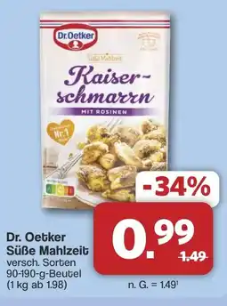Famila Nord West Dr. Oetker Süße Mahlzeit Angebot