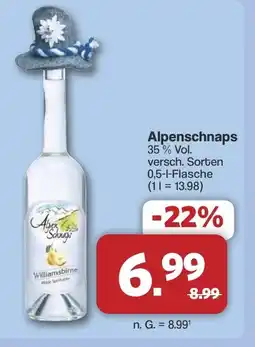 Famila Nord West Alpenschnaps Angebot