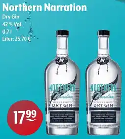 Getränke Hoffmann Northern Narration Dry Gin Angebot