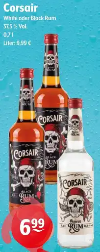 Getränke Hoffmann Corsair White oder Black Rum Angebot
