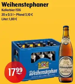 Getränke Hoffmann Weihenstephaner Kellerbier 1516 Angebot