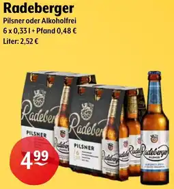 Getränke Hoffmann Radeberger Pilsner oder Alkoholfrei Angebot